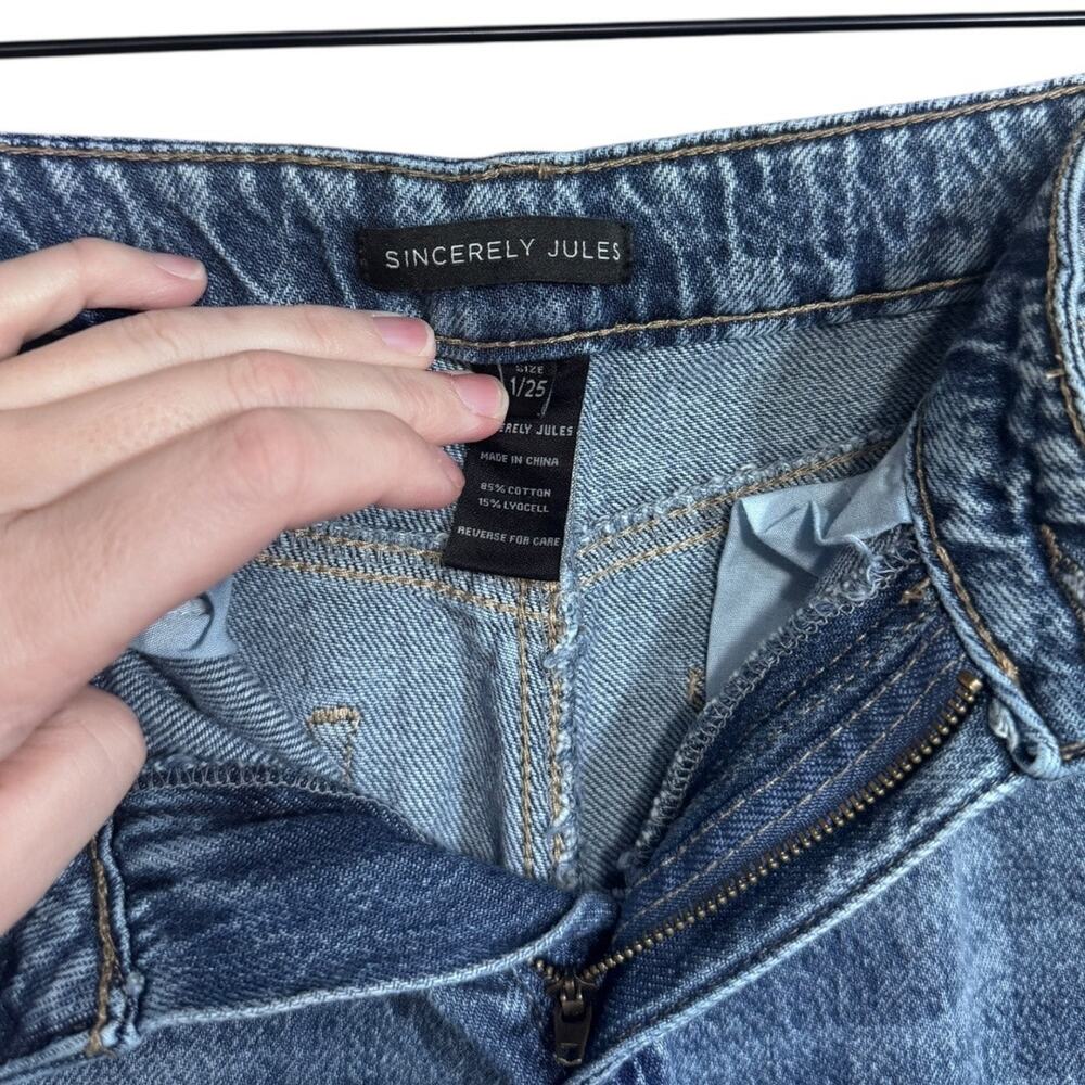 Sincerely Jules High-Waisted Wide Leg Jean - Size 1/25 - Picture 7 of 7